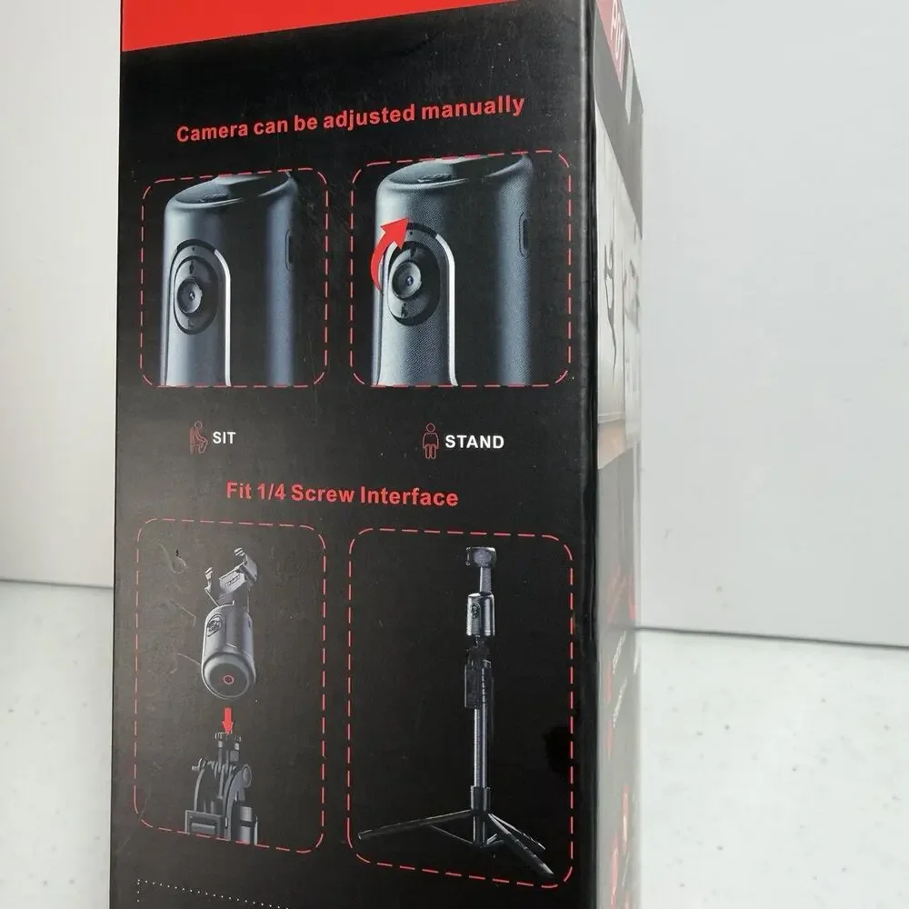 P01 Auto Face Tracking Selfie Stick Tripod 360° Rotation Desktop Gimbal NIB